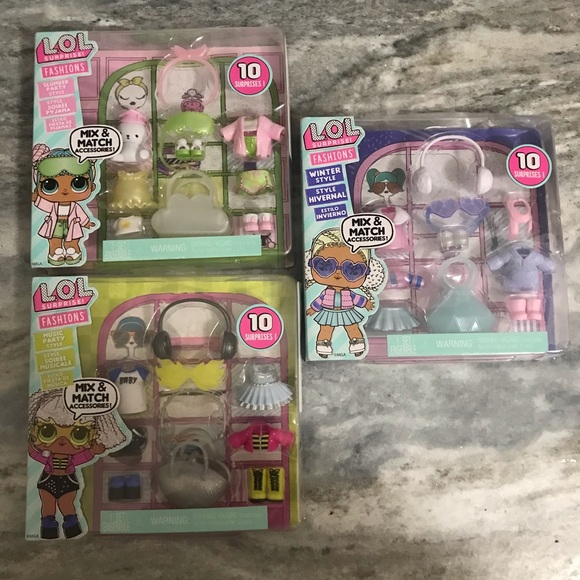 LOL Surprise Mix and Match Accessories 3-Pack Lot Children’s Toy - Picture 1 of 2